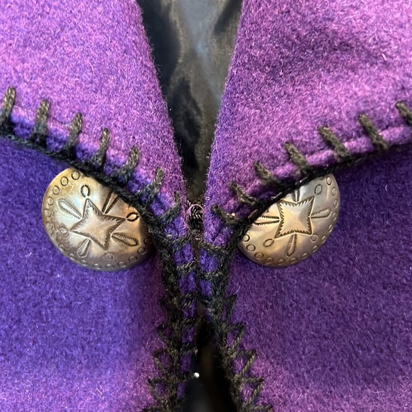 Mid-West Garment Co. vintage purple wool riding jacket - Picture 5 of 11